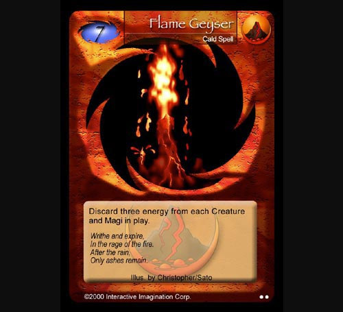 Flame Geyser - Foil